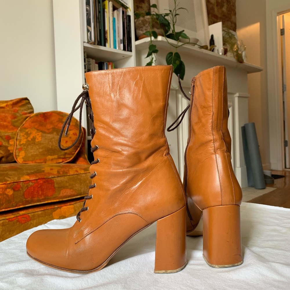 Maryam Nassir Zadeh Emmanuelle Lace-Up Boots